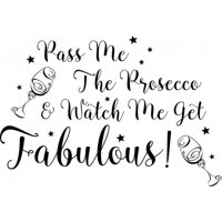 Rienda Libre Graphics - Decomural Pass Me The Prosecco Kitchen Ws-51210