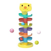 Bothyi - Ball Rolling Track Toy Drop And Go Rampa Juguetes Montessori Para Bebé 2 3 4 Edades 7 Nivel