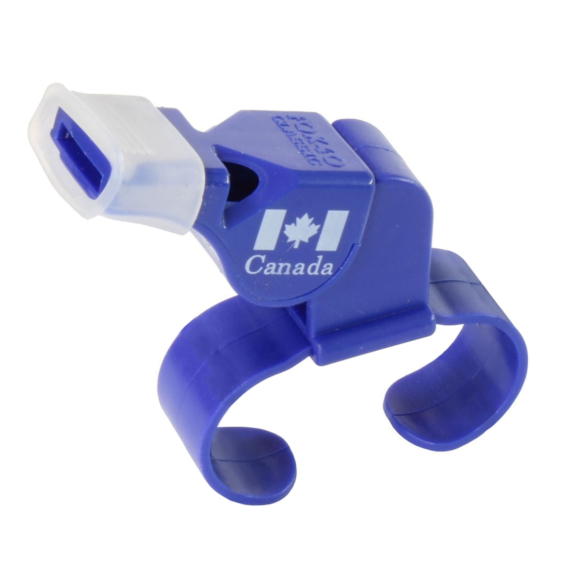 Fox 40 - Pito Silbato Con Soporte Para Dedos Azul