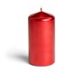 thumbnail image 2 of Pillar Candles Bask con parte superior cónica metálica, rojo metalizado, juego de 3, 2 of 9