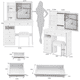 thumbnail image 2 of 37" Left Drawer Desktop LED Vanity Table + Cushioned Stool, Large Sliding, Touch Control, 3-color Switching Mirror, High Capacity Storage Fashionable Makeup Dressing Set, EPA, GCC, UL Certificate, 2 of 3