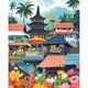 thumbnail image 3 of Kit de pintura por números Pink Picasso Flower Market Bali 40x50 cm, 3 of 9