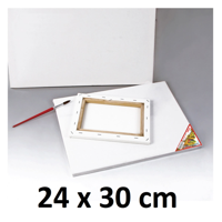 Bastidor Madera Lienzo Tela Algodón 24X30 Cm Cn1002 Foska