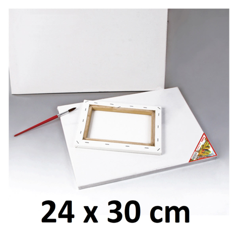 Bastidor Madera Lienzo Tela Algodón 24X30 Cm Cn1002 Foska