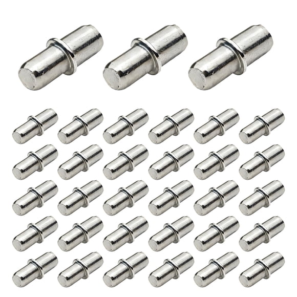 Soportes para estantes RiseQuintador de metal de 5 mm, 50 piezas