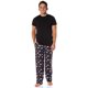 thumbnail image 2 of Pantalón de pijama Mad Engine Star Wars con logo y naves, negro, XXL, 2 of 2