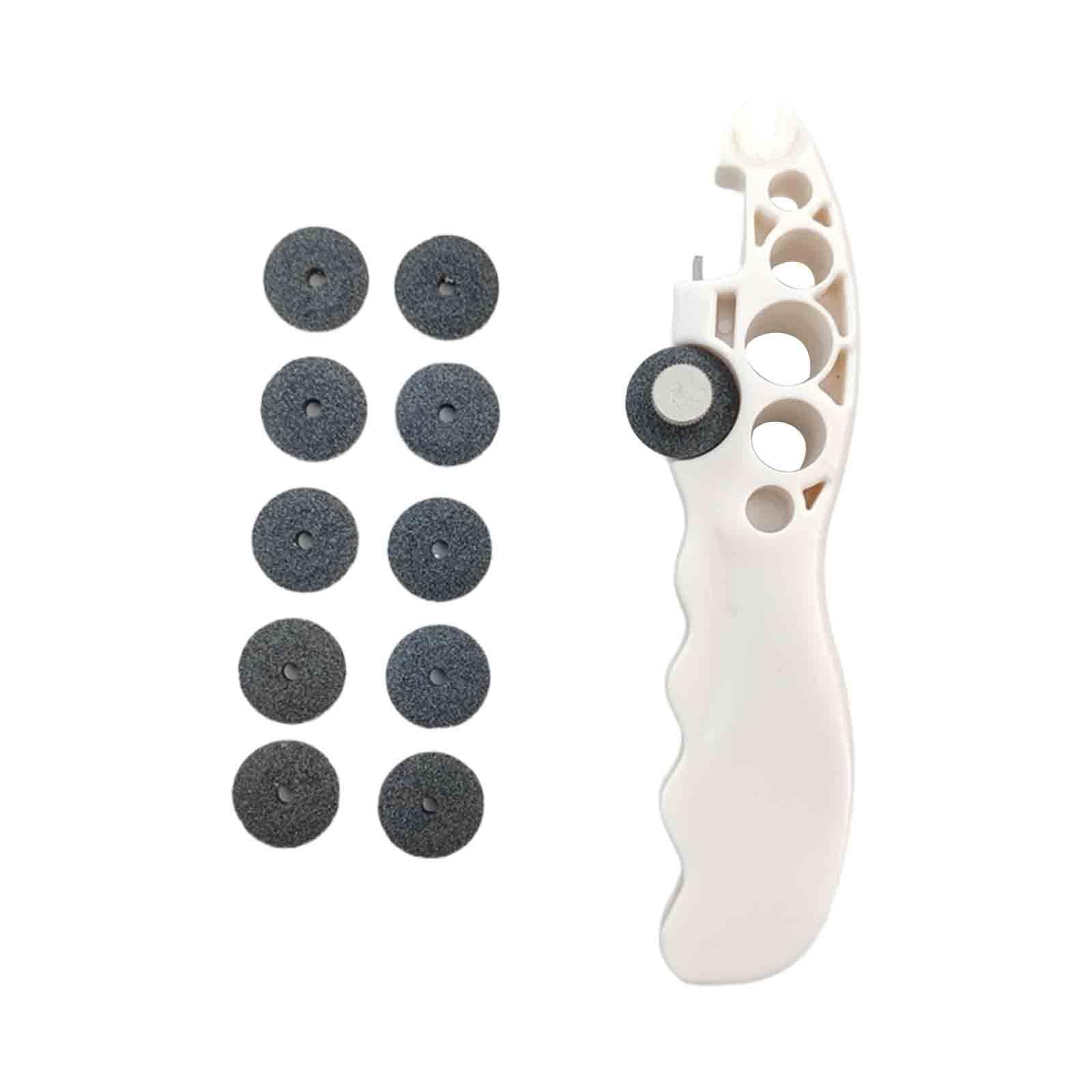 Bothyi - Cortador De Ampollas Abridor De Viales Práctico Cortador De Vidrio Para Botellas Rompe Ampollas Blanco