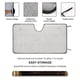 thumbnail image 3 of Lamine Yamal Parasol para Parabrisas Delantero Protector Plegable, Visera Solar para Auto Bloquea Rayos UV Mantiene tu Vehículo Fresco 130cm*70cm, 3 of 6
