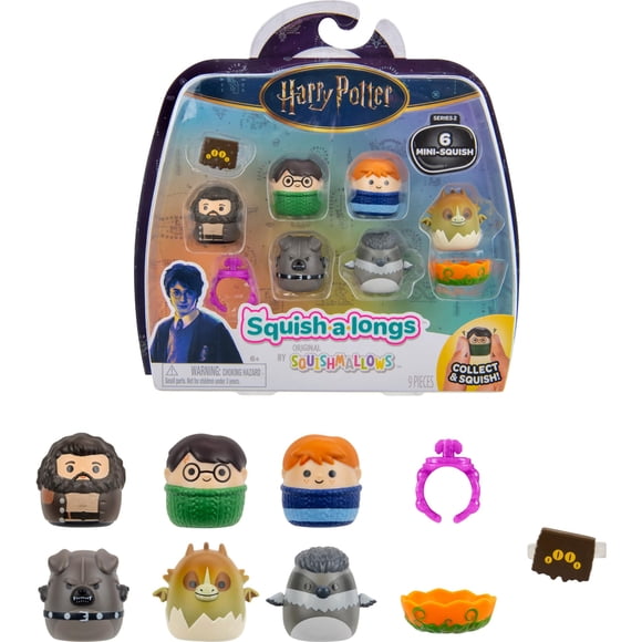 Mini-Squish Squish-a-longs Harry Potter Paquete de 6 con accesorio