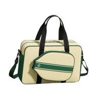 Magideal - Mochila Pickleball Bolsa Deportiva Con Compartimentos Múltiples Bandolera Ajustable Cierre Cremallera Portátil Poliéster Adecuada Para Entrenamiento Verde