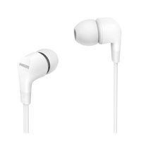 Philips - Audifono Manos Libres Jack 3.5 Blanco Inear Tae1105