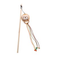Ioensy - Cat Teaser Wand Toy Kitty Home Acompañar Actividad Interactiva Felpa Gato Juguetes Oso