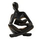 thumbnail image 3 of Estatuilla Estatuilla Humana Figuras Estatua Del Pensador Para Estante De Escritorio Sala De Estar 8.5cmx6cmx11.5cm Negro, 3 of 5