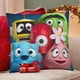 thumbnail image 4 of Yo Gabba Gabba! Fundas de almohada de terciopelo con tema, regalos de funda de almohada, decoración para el hogar, cojín de lanzar, regalo de cumpleaños para fans y parejas. 45cm x 45cm., 4 of 6