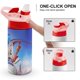 thumbnail image 4 of Parque MágicoBotella de Agua con Tapa Pop Top de Un Toque, Acero Inoxidable, a Prueba de Fugas, para Deportes, Botella Infantil rosa 12 oz, 4 of 6