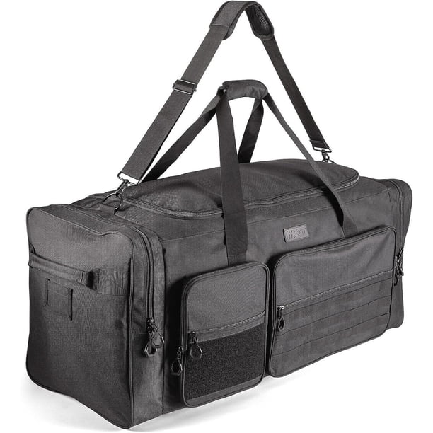 Bolso Duffel Fitdom DB3 de 36 pulgadas, 130 L, extragrande, con 7 bolsillos