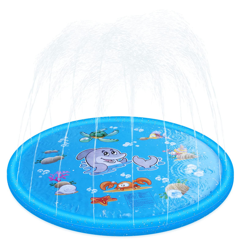 Genérico - Alfombra Rociador Agua 1.7M Aire Libre Diversion Niños Lau