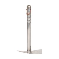 Magideal - Herramienta De Mano De Jardín De Acero Inoxidable Longitud Multipropósito De 38.5 Cm Herramienta De Cultivo Para Acampar Al Aire Libre Resistente A La Hoe Y Pickaxe