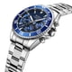 thumbnail image 3 of Reloj BIDEN Chronograph de acero inoxidable impermeable para hombre, 3 of 9