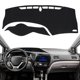 thumbnail image 1 of Cubierta de tablero KEYOOG para Honda Civic 2012-2015 (volante a la izquierda) negro, 1 of 8