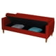thumbnail image 2 of Futón Sofá Cama Genova Pu Rojo, 2 of 4