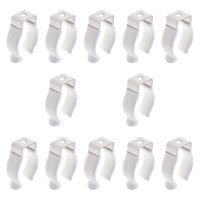 Ioensy - 12 Abrazaderas De Sujeción Para Tubos T8 Que Evitan Que Se Comben Los Tubos De Luz Led De Acero Y Pvc