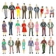 thumbnail image 4 of 50 Figuras De Personas A Escala HO 1:50 Para Escenas En Miniatura De Estaciones De Tren, 4 of 5