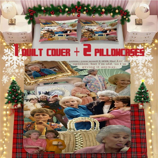 Style Soft Printed Bedding Set Polyester Fabric Decorative & Warm