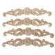 thumbnail image 2 of 4 piezas sin pintar apliques de madera tallados muebles de esquina decoración 16X3X0.8cm, 2 of 5