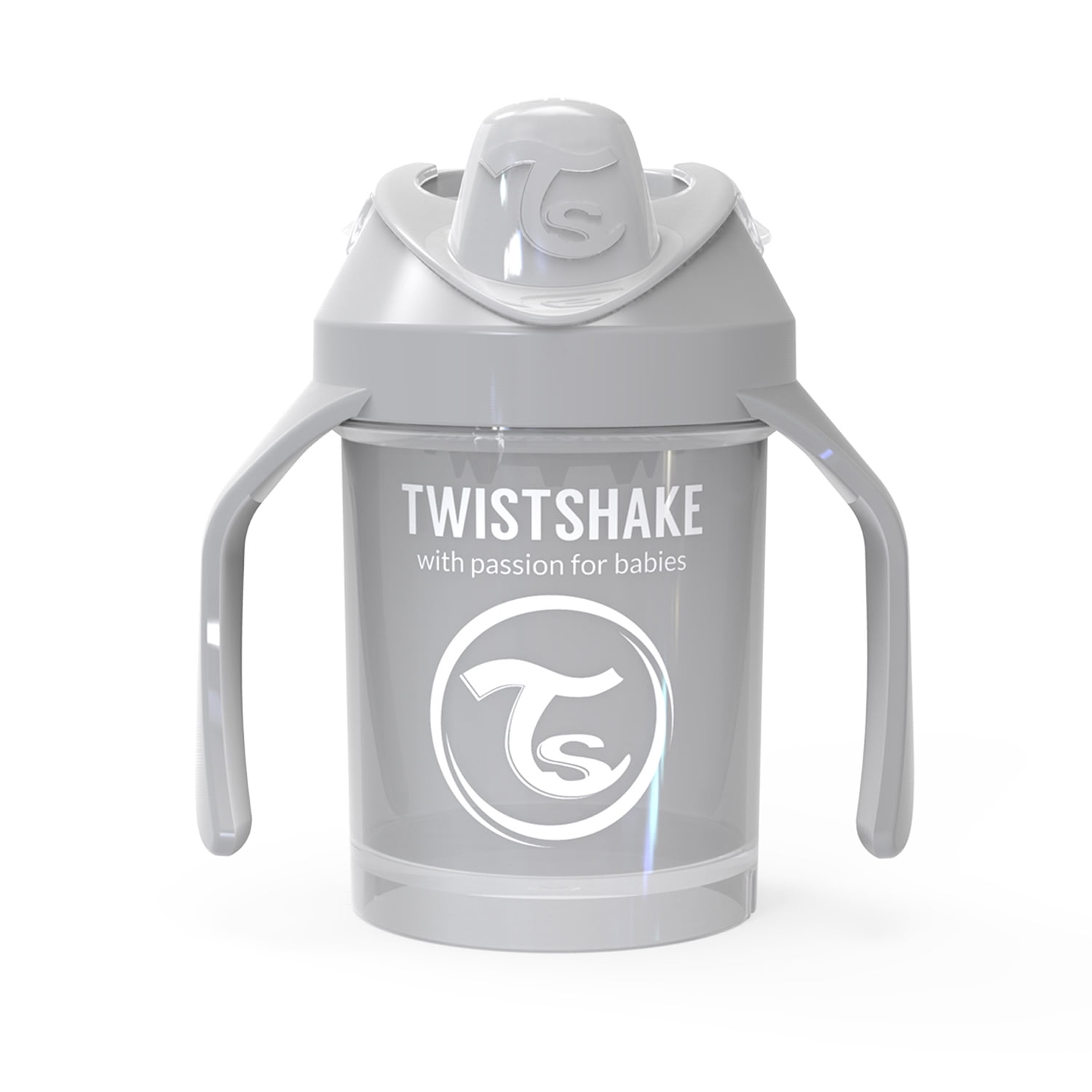 Twistshake - Vaso Mini Cup 230ml 4+m Gris Pastel