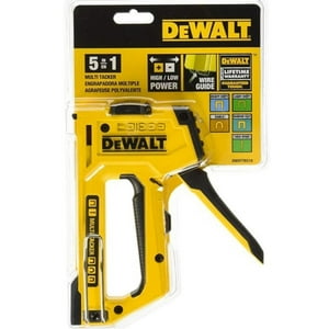 Grapadora Clavadora Multi Track 5 En 1 Dewalt Dwhttr510 Amarillo
