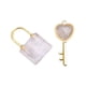 thumbnail image 1 of Juego De Colgante De Collar Con Llave De Pareja, Llave En Forma De Corazón Para Viajes En La Calle, Cumplea?os, Blanco, 1 of 5
