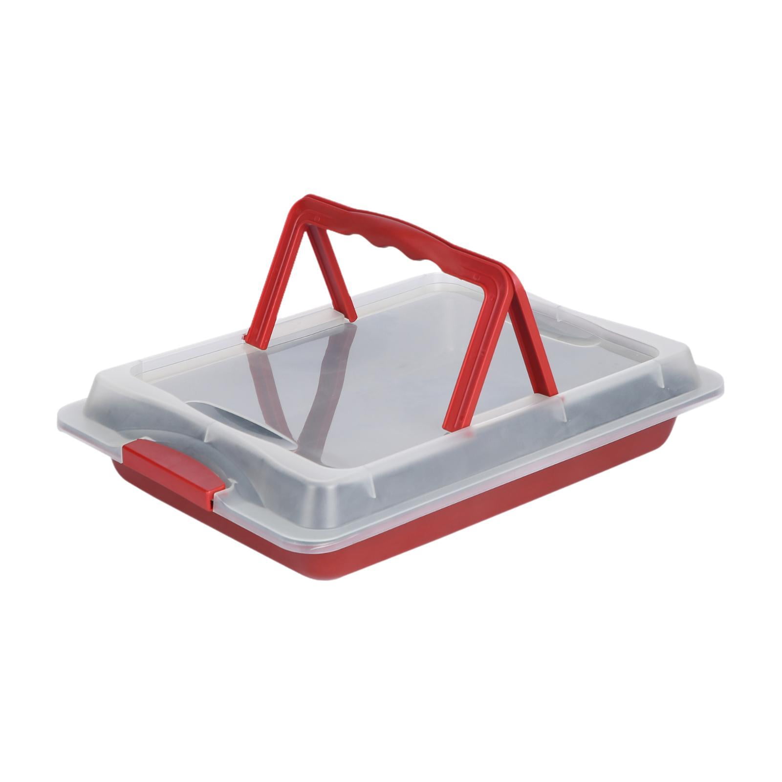 Bothyi - Bandeja Para Hornear Con Tapa, Hojaldre Para Galletas, Para Lasaña, Pasteles Y Fiestas.