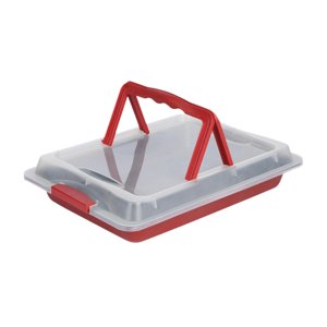 Bothyi - Bandeja Para Hornear Con Tapa, Hojaldre Para Galletas, Para Lasaña, Pasteles Y Fiestas.