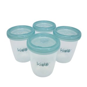 Set 4 Vasos Pp Kido 180Ml Reutilizables Porta Snack - Ps