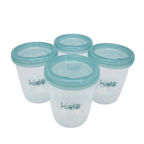 Set 4 Vasos Pp Kido 180Ml Reutilizables Porta Snack - Ps