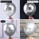 thumbnail image 3 of Balloon PartyWoo, 140 unidades, plata metalizada, paquete de 18 cm, 30 cm, 25 cm, 13 cm, 3 of 6
