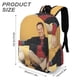 thumbnail image 3 of Samson y Gert-theme Backpack, Campus style schoolbag Bookbag with Adjustable Shoulder Straps And Large Zip Compartment, Unisex Travel Bags.42x30x15cm, 3 of 6