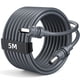 thumbnail image 1 of Cable AKWOR Starlink Mini de 5 m, resistente al agua, 18AWG, alimentación DC 5521, 1 of 8