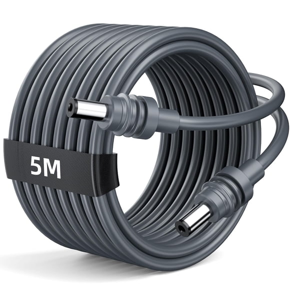 Cable AKWOR Starlink Mini de 5 m, resistente al agua, 18AWG, alimentación DC 5521