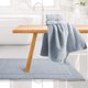 thumbnail image 2 of Toallas de Baño Hearth & Harbor 100% Algodón Peinado Ice Blue, 2 of 9