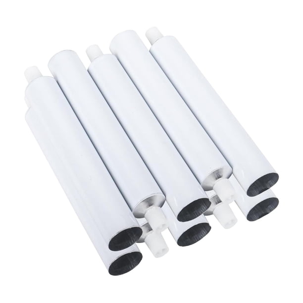 10 tubos de aluminio vacíos para pasta de dientes, portátiles, de 50 ml, exprimibles para artistas, tubos de pintura para salsas, gouache y acuarelas.