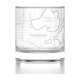 thumbnail image 1 of Vaso de Whisky con Mapa de Madison WI 325 ml Transparente, 1 of 5