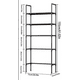 thumbnail image 2 of Mueble Organizador De Baño Lavadora Rack 3 Niveles Negro, 2 of 4