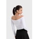 thumbnail image 3 of Polera Mujer Ojetillo Brazos Blanco, 3 of 4