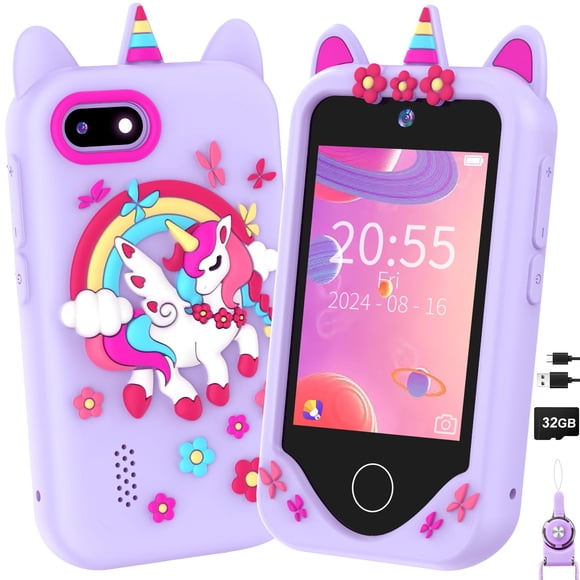 Teléfono Inteligente para Niños Yosfeng con Doble Cámara y MP3 de 32GB