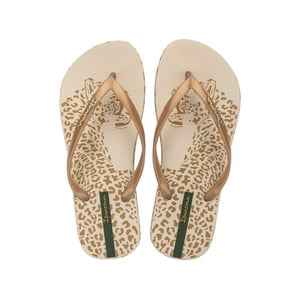 Sandalia Mujer Beige/Oro Animal Chic Ipanema