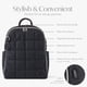 thumbnail image 4 of Mochila para pañales Hannah&Sophia North, set de 5 piezas con USB-C, 4 of 9