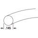 thumbnail image 2 of Rollo negro de espuma Spline MAKE 2 FIT de 0,4 cm x 152 m, 2 of 4
