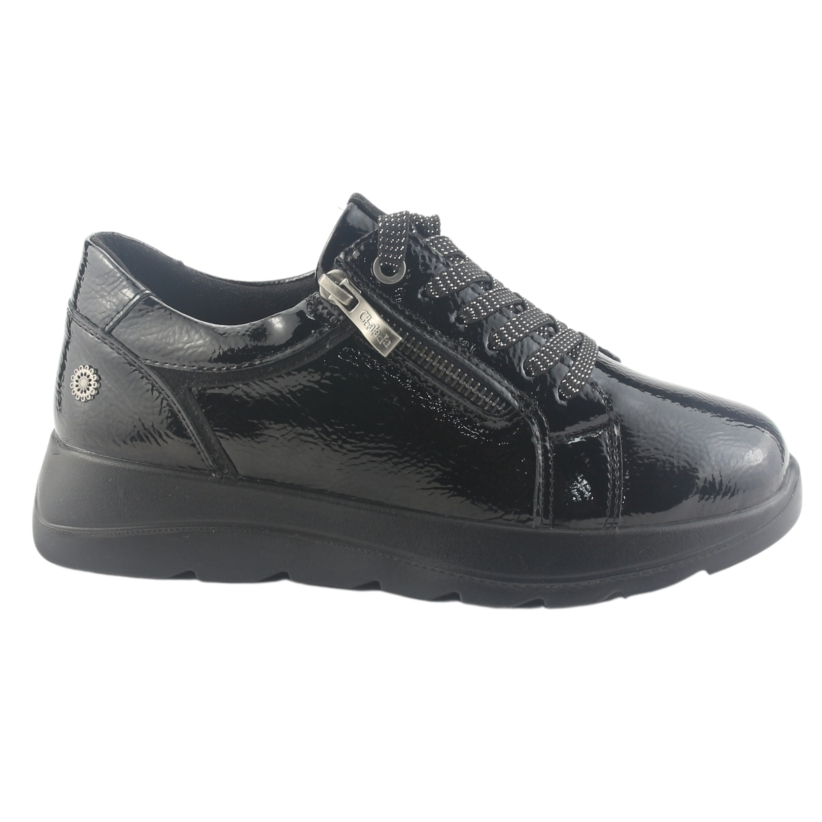 Zapatilla Chalada Mujer Onix-1 Negro Urbano